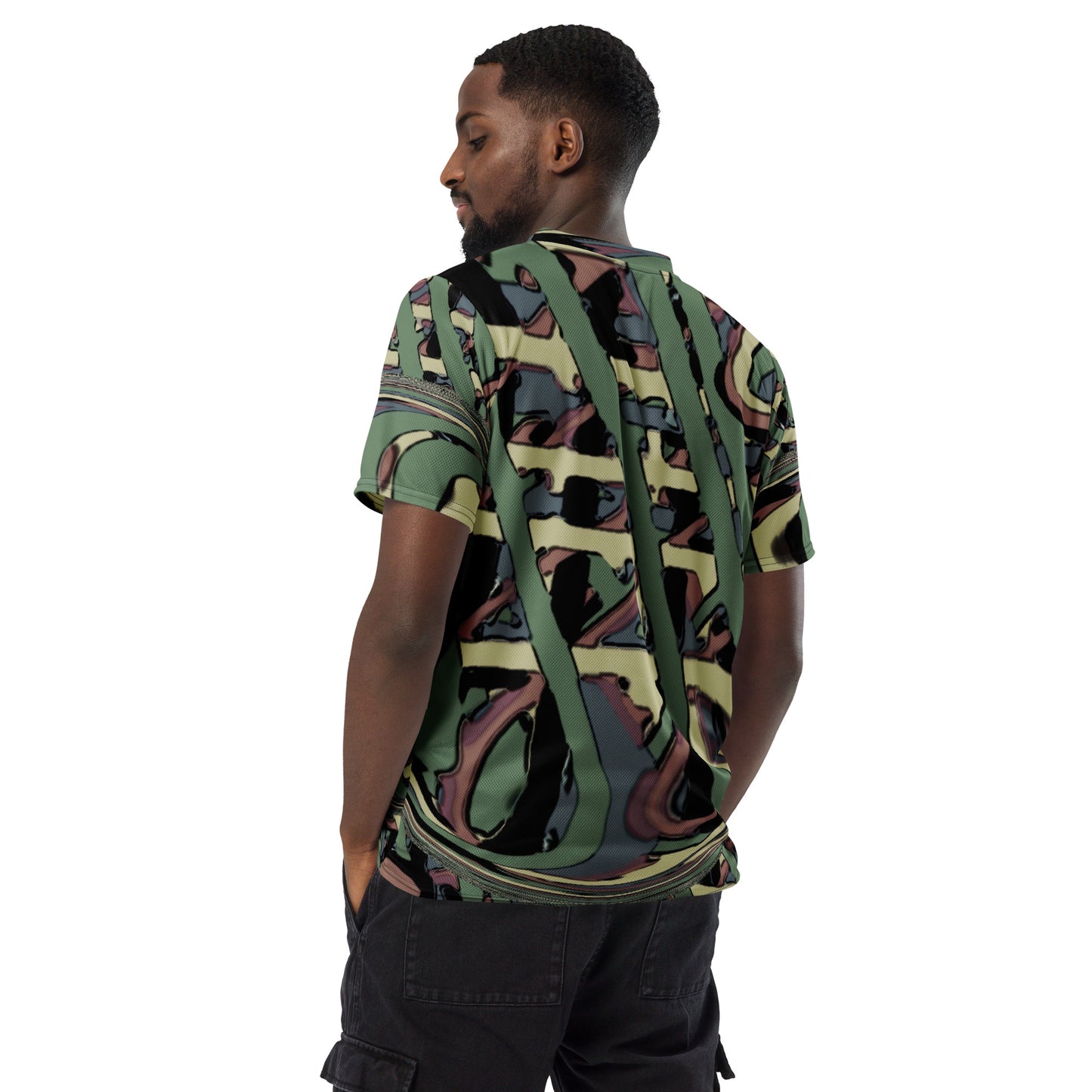 Marble Paint: unisex sports jersey