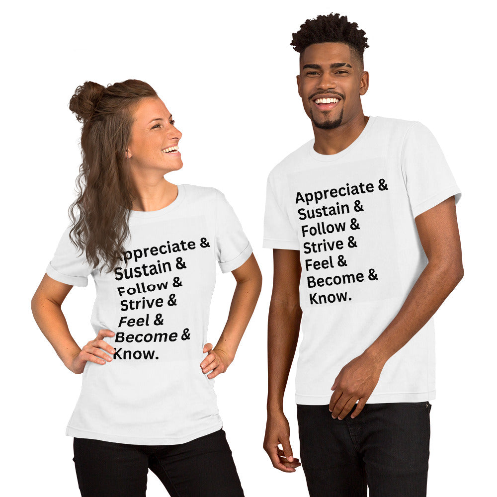 Following the Prophet: Unisex t-shirt