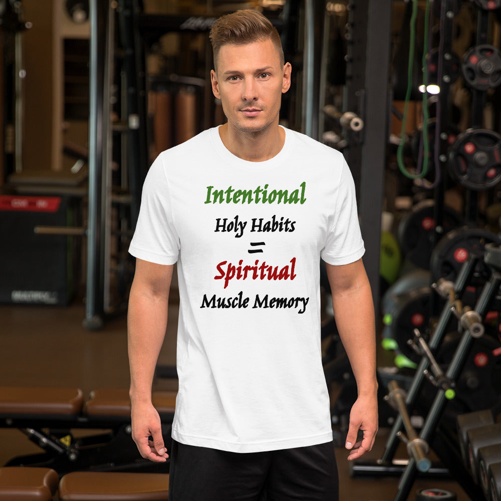 Spiritual Muscle Memory: Unisex t-shirt